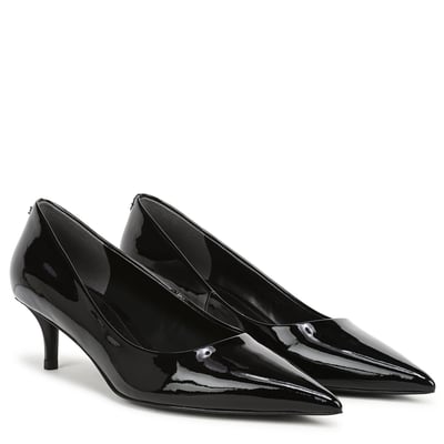 Sam Edelman Summer Pointed Toe Pump in Black Patent Leather