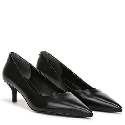 Sam Edelman Summer Pointed Toe Pump in Black Leather