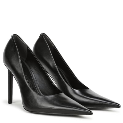 Sam Edelman Talula Pointed Toe Pump in Black Leather