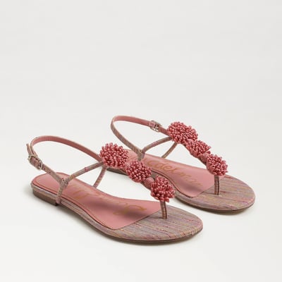 Sam Edelman Eliza Thong Sandal in Pink Lily