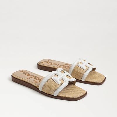 Sam Edelman Irina Slide Sandal in Bright White