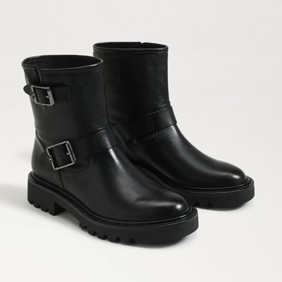 Sam Edelman Kinsley Motorcycle Boot in Black