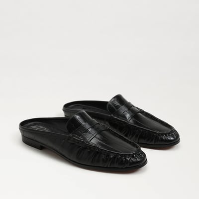 Sam Edelman Louella Mule in Black Leather