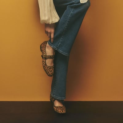 Sam Edelman Michaela Mary Jane Flat in Granada Tan