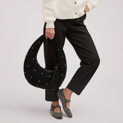 Sam Edelman Michaela Gem Mary Jane Flat in Black