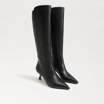 Sam Edelman Taylin Pointed Toe Knee High Boot in Black