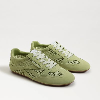 Sam Edelman Tobi Lace Up Sneaker in Citron