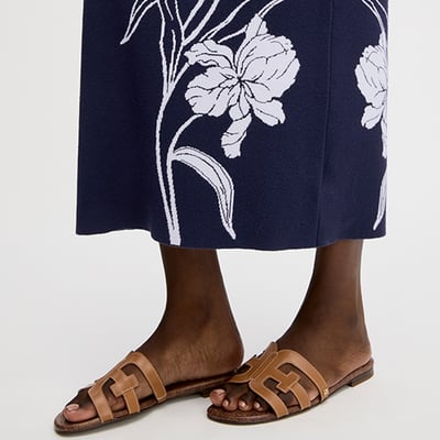 Sam Edelman Bay Slide Sandal in Saddle Suede
