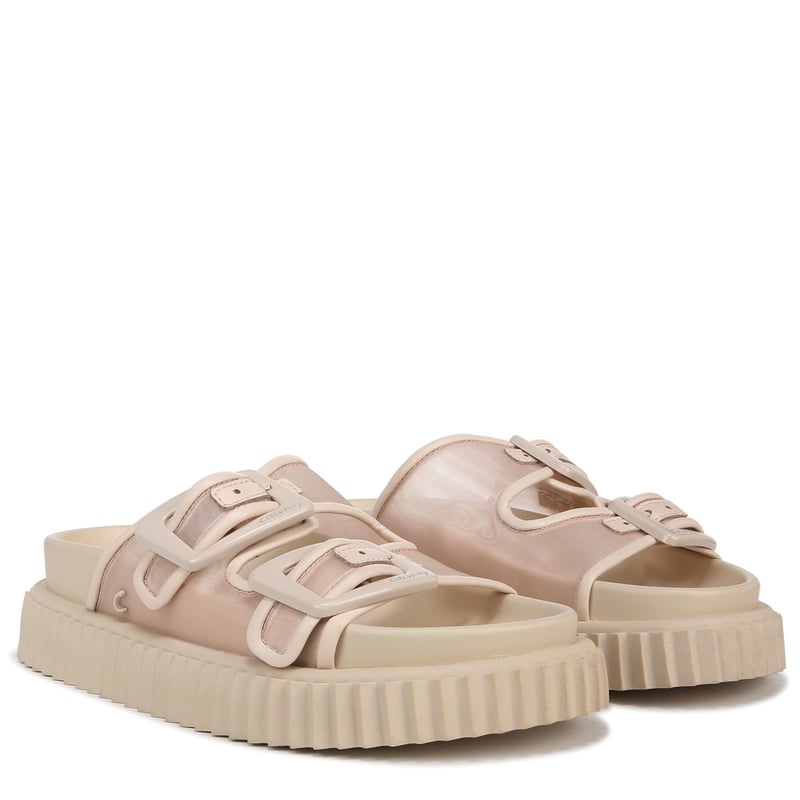 Sam Edelman Sam Edelman Circus NY Cris Platform Slide Sandal in Vanilla Bean
