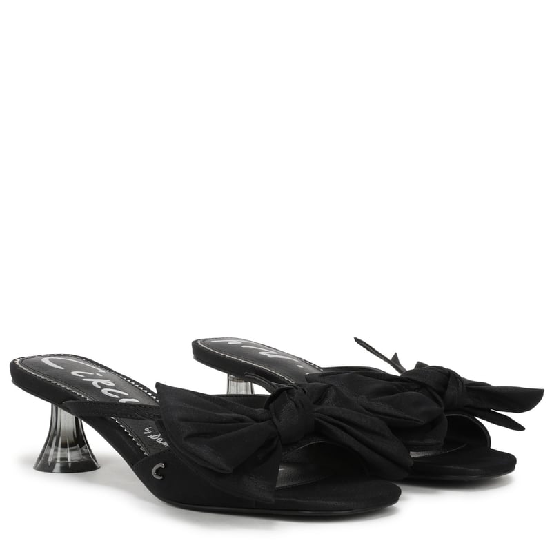 Sam Edelman Sam Edelman Circus NY Natalina Kitten Heel Mule in Black Satin