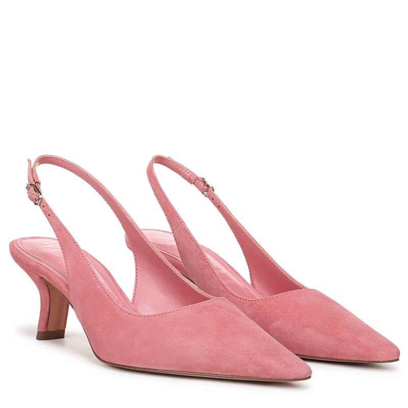Sam Edelman Sam Edelman Bianka Slingback Pump in Silk Rose Pink Suede