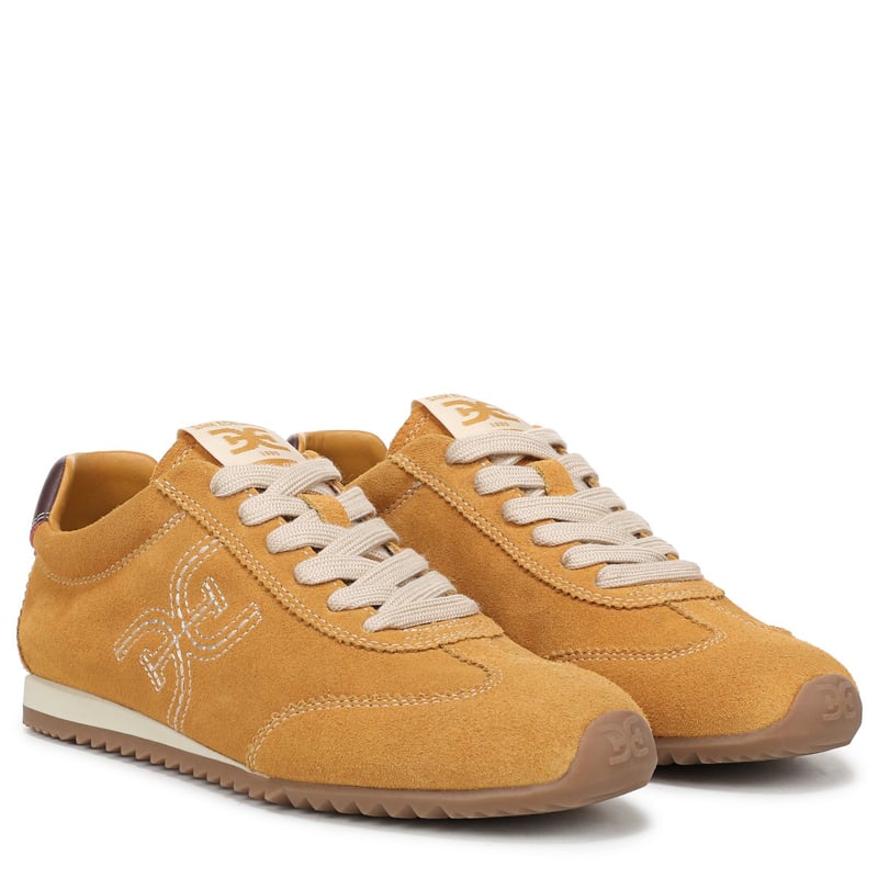 Sam Edelman Sam Edelman Isella Sneaker in Vintage Mustard Yellow Suede