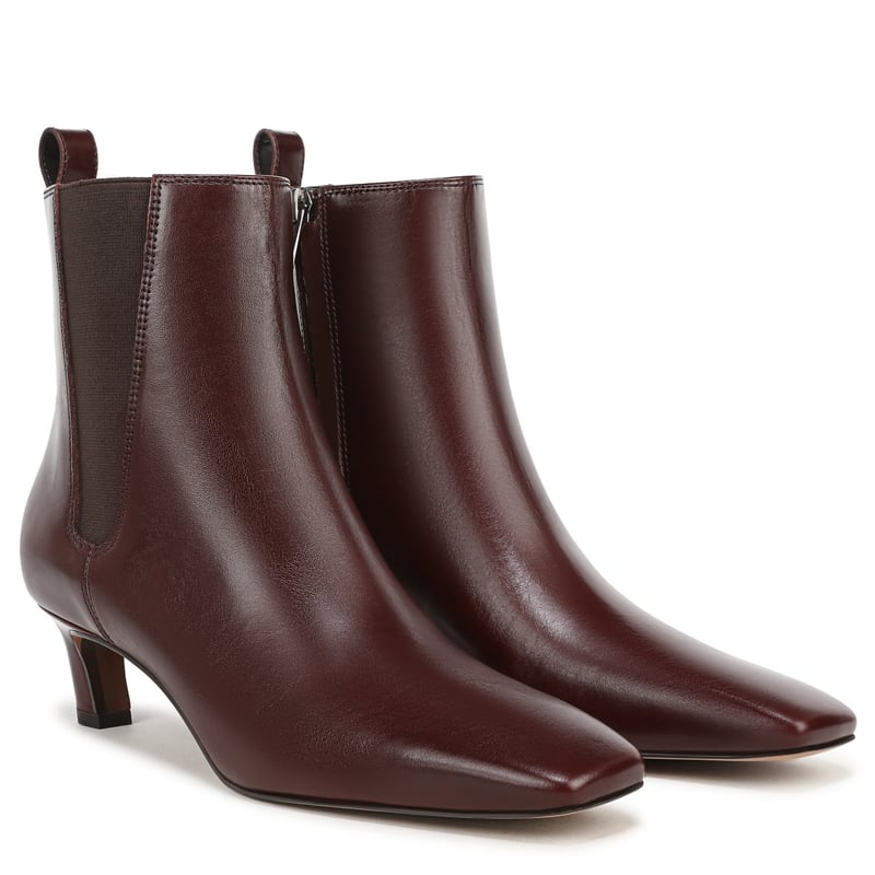 Sam Edelman Peony Ankle Boot in Spiced Brown Pecan Leather