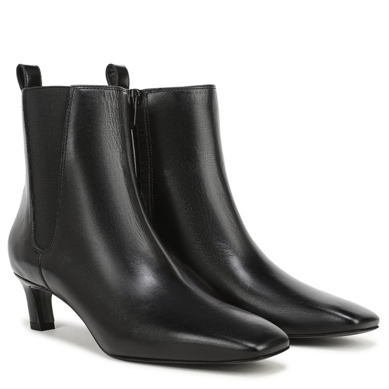 Sam Edelman Peony Ankle Boot in Black Leather