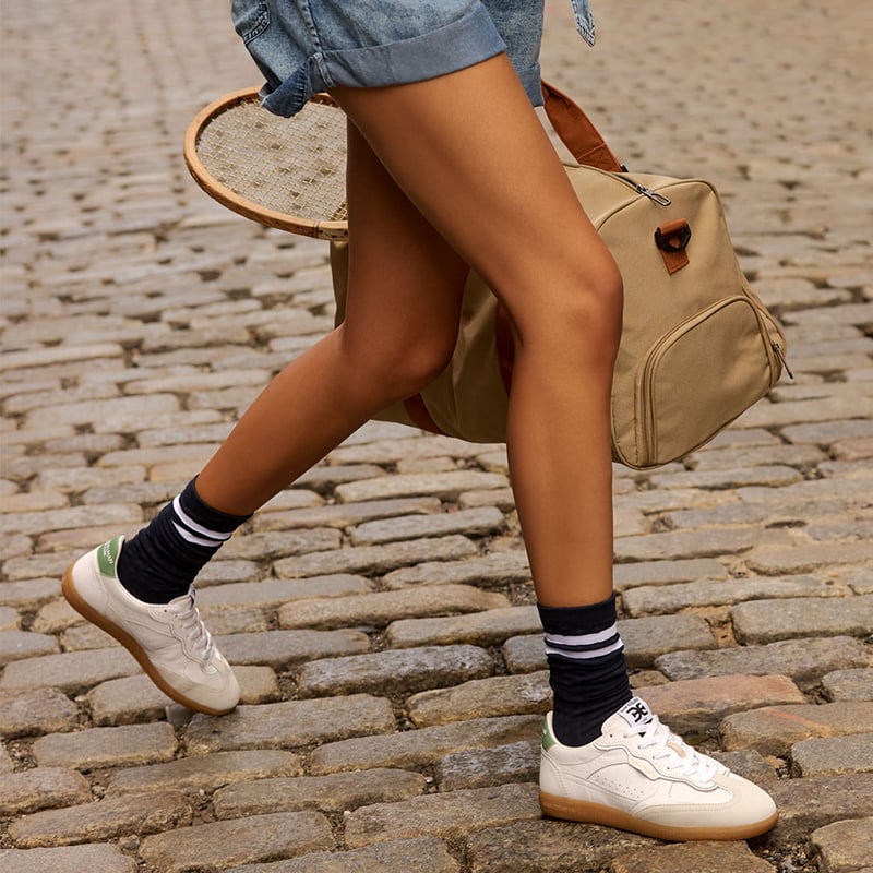 Sam Edelman Kallen Sneaker in White/Green