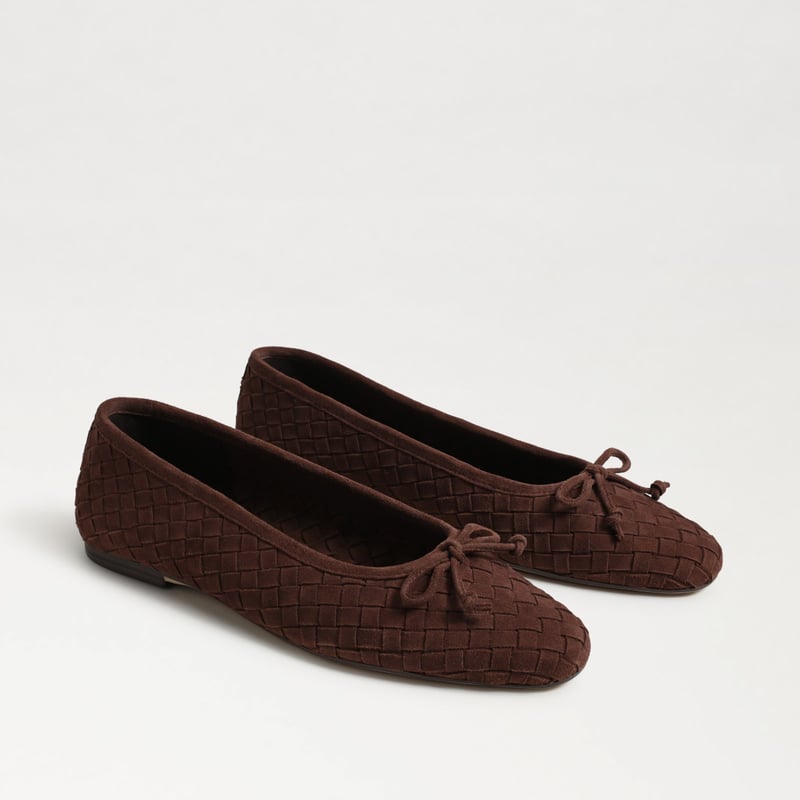 Sam Edelman Sam Edelman Ruthie Pointed Ballet Flat in Ande Brown Suede